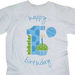 Baby Boy's 1st Birthday Personalized Youth T-Shirt